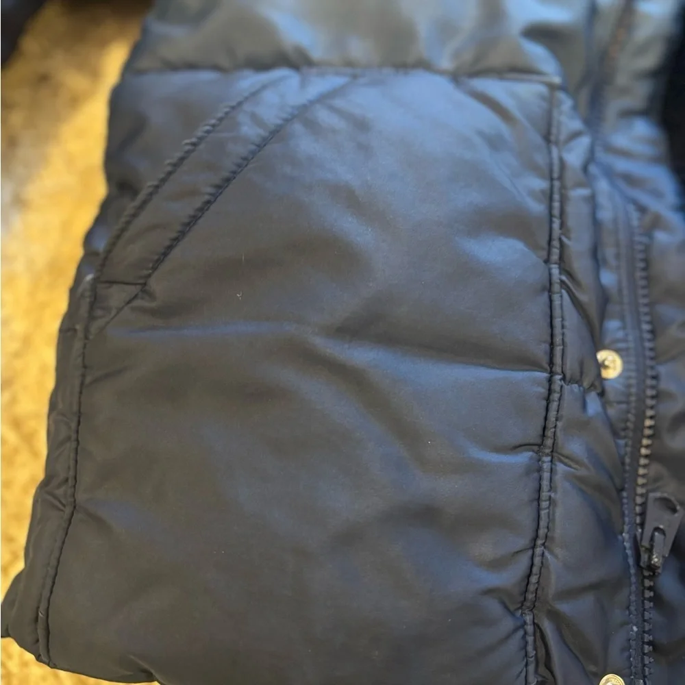 GAP Kids Navy and Blue Ombré Puffer Jacket